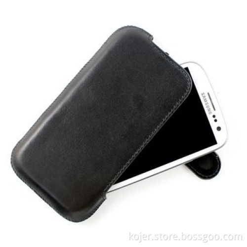Leather Mobile Phone Case for Samsung Galaxy S3 (i9300), Magnetic Flap Closure